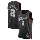Camiseta NBA Cade Cunningham - Detroit Pistons - 23/24 - Negro - Edición Ciudad