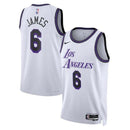 Camiseta NBA LeBron James - Los Angeles Lakers - 2023 - Edición Ciudad - Blanco