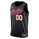 Camiseta NBA - Portland Trail Blazers - 23/24 - Negro - Edición Ciudad