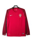 Portugal 2016 Home Shirt - Long Sleeve Retro Version
