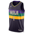 Camiseta NBA Zion Williamson - New Orleans Pelicans - 2023 - Edición Ciudad - Morado