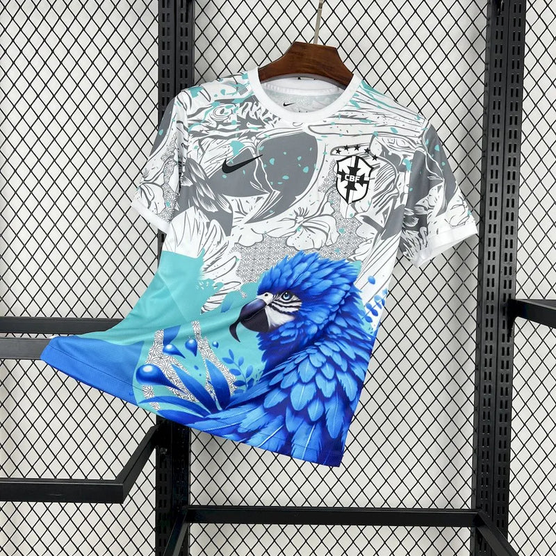 Camiseta Brasil 25/26 - White Parrot Edition  - Versión Aficionado