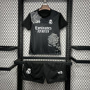REAL MADRID Y-3 BLACK 24/25 CHILDREN'S KIT