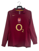 Arsenal 05/06 Home Shirt - Long Sleeve Retro Version