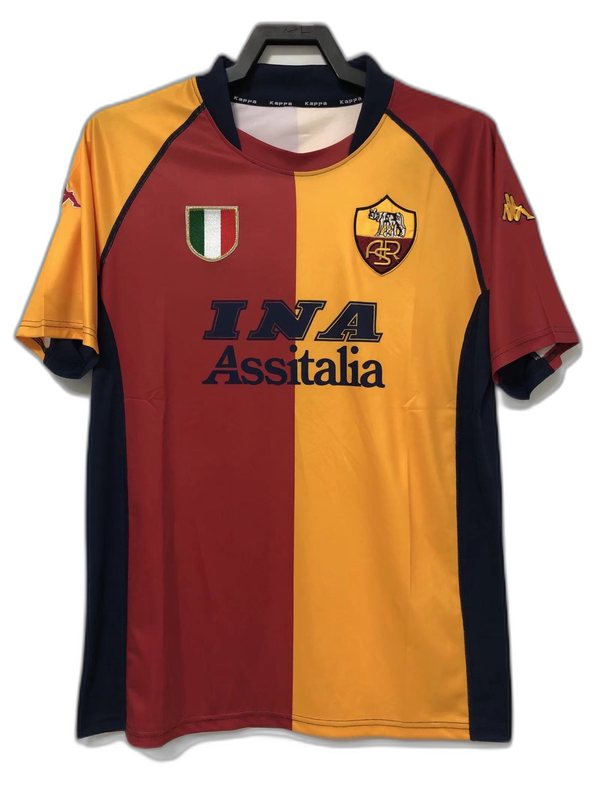 AS Roma 00/01 Home Shirt - Retro Version 