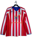 Atlético de Madrid 04/05 Home Shirt - Long Sleeve Retro Version 