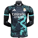 Real Madrid 25/26 Special Edition Shirt - Black and Light Blue - Player Version 