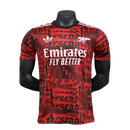 Arsenal 25/26 Training Shirt - Dark Red - Player Version 