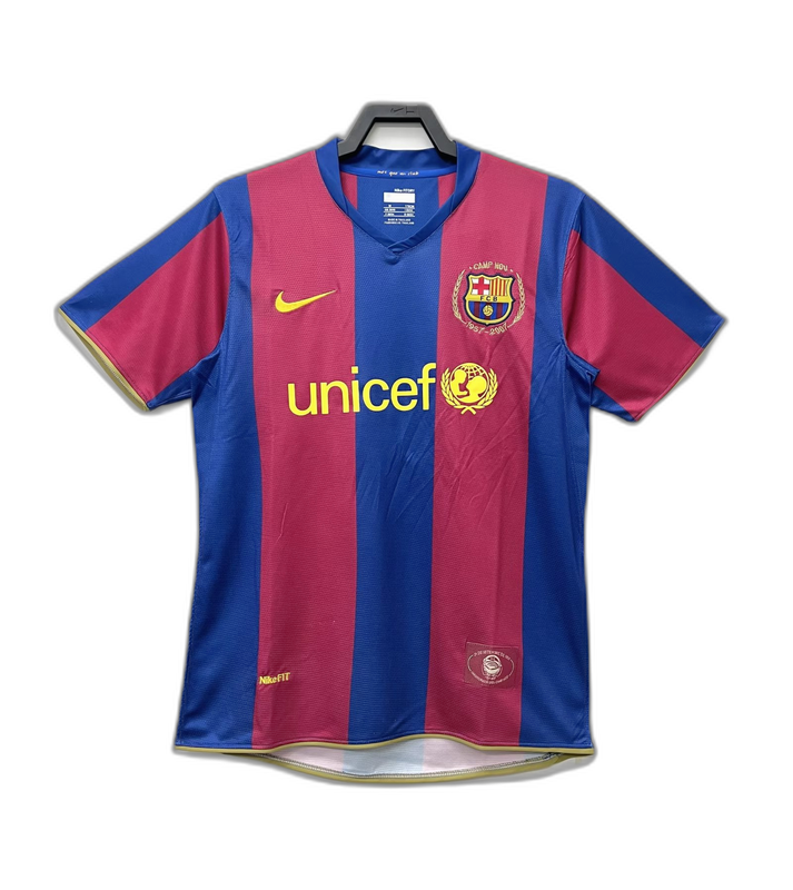 Barcelona 07/08 Home Shirt - Retro Version 
