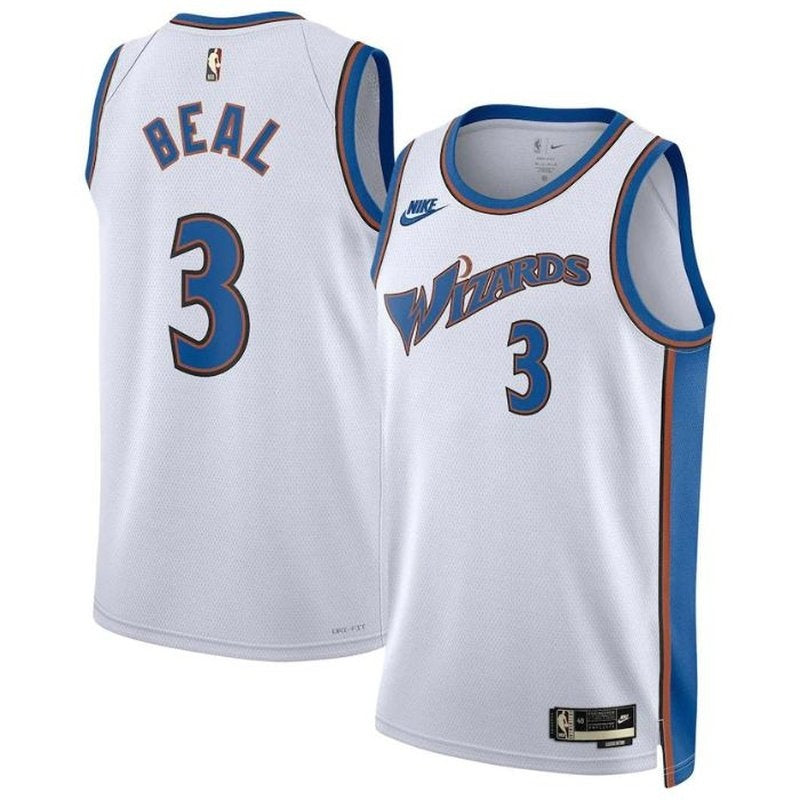 Bradley Beal - Washington Wizards - 2023 White NBA Jersey - Classic Version 