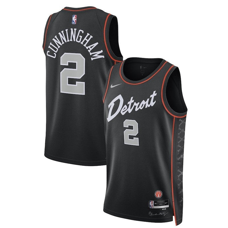 Cade Cunningham - Detroit Pistons - 23/24 NBA Jersey - Black - City Edition 