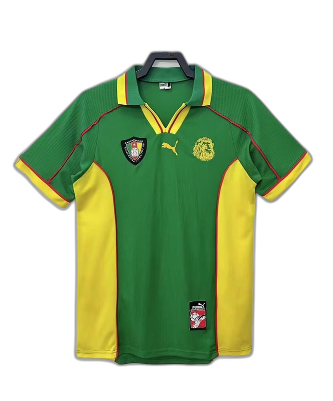 Cameroon 1998 Home Shirt - Retro Version 