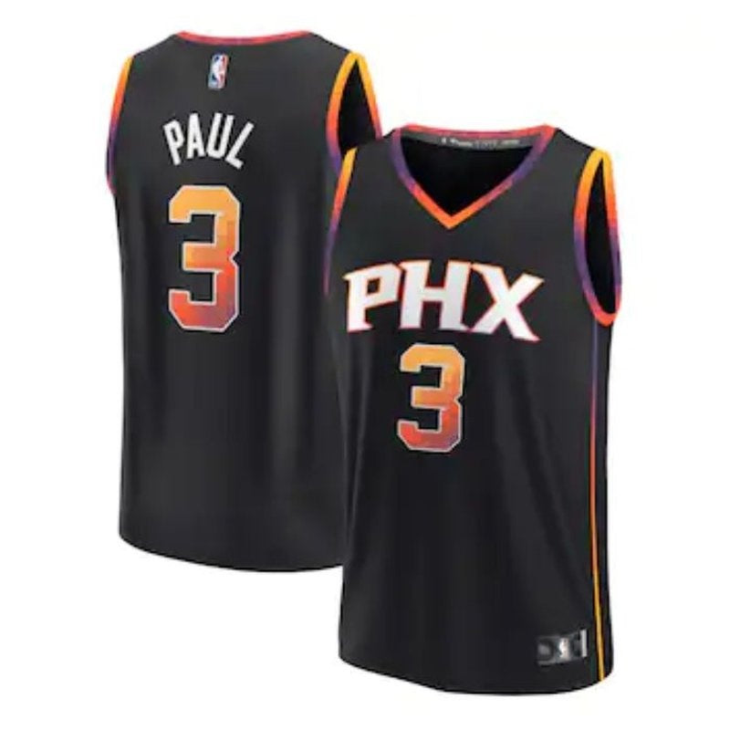 Chris Paul - Phoenix Suns - 2023 Fast Break Player NBA Jersey - Black - Impact Edition 