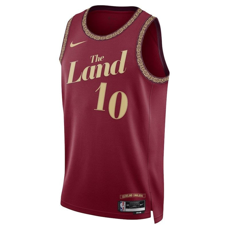 Darius Garland NBA Jersey - Cleveland Cavaliers - 23/24 - Bordeaux - City Edition 