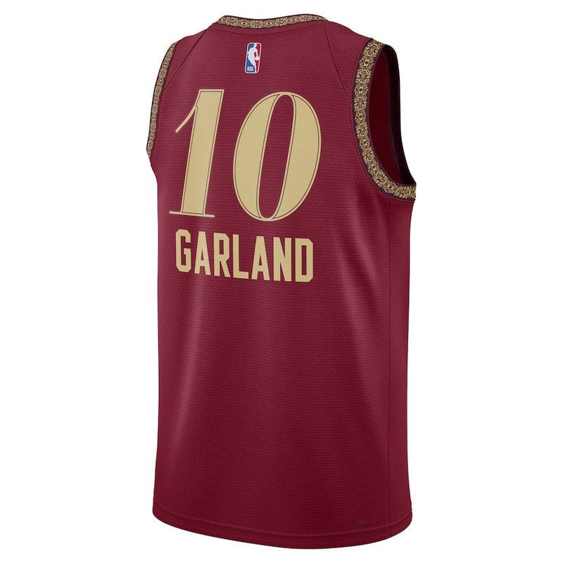 Darius Garland NBA Jersey - Cleveland Cavaliers - 23/24 - Bordeaux - City Edition 
