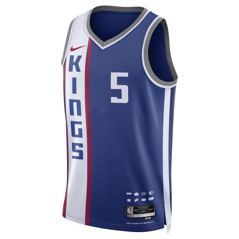 De'Aaron Fox - Sacramento Kings - 23/24 NBA Jersey - Blue - City Edition 