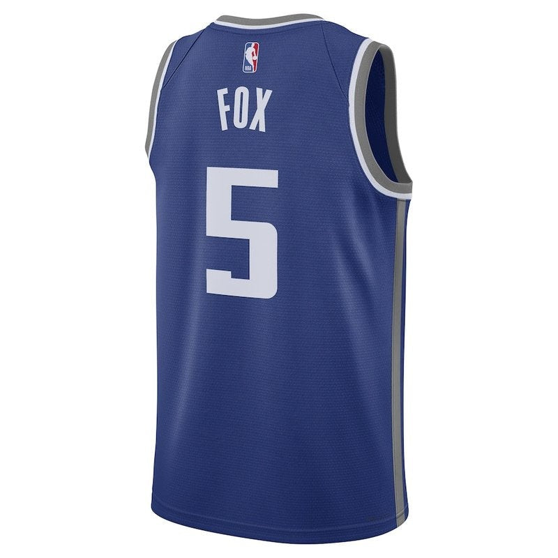 De'Aaron Fox - Sacramento Kings - 23/24 NBA Jersey - Blue - City Edition 