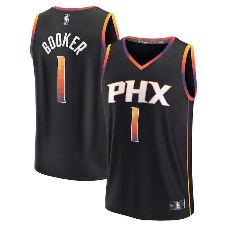 Devin Booker NBA Jersey - Phoenix Suns - 2023 Fast Break Player - Black - Impact Edition 