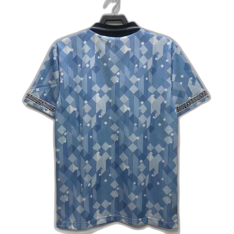England 1990 Blue Edition Shirt - Retro Version
