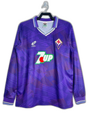 Camiseta Fiorentina 92/93 I de Local - Manga Larga Versión Retro