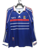 Camiseta Francia 1998 I de Local - Manga Larga Versión Retro