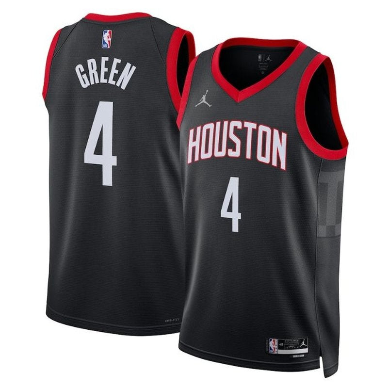 Jalen Green NBA Jersey - Houston Rockets - 2023 Gold Impact Edition - Black 