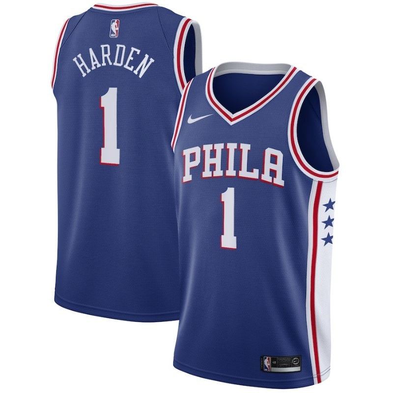 NBA James Harden Jersey - Philadelphia 76ers - 20222 - Icon Edition - Retro 