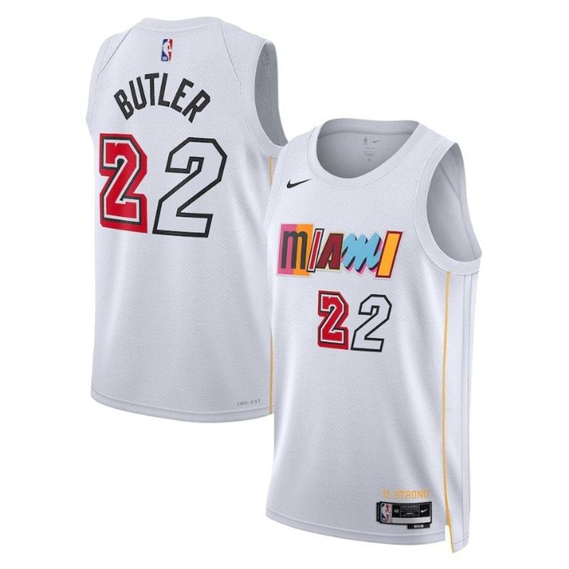 Jimmy Butler - Miami Heat - 2023 NBA Jersey - City Edition - White 