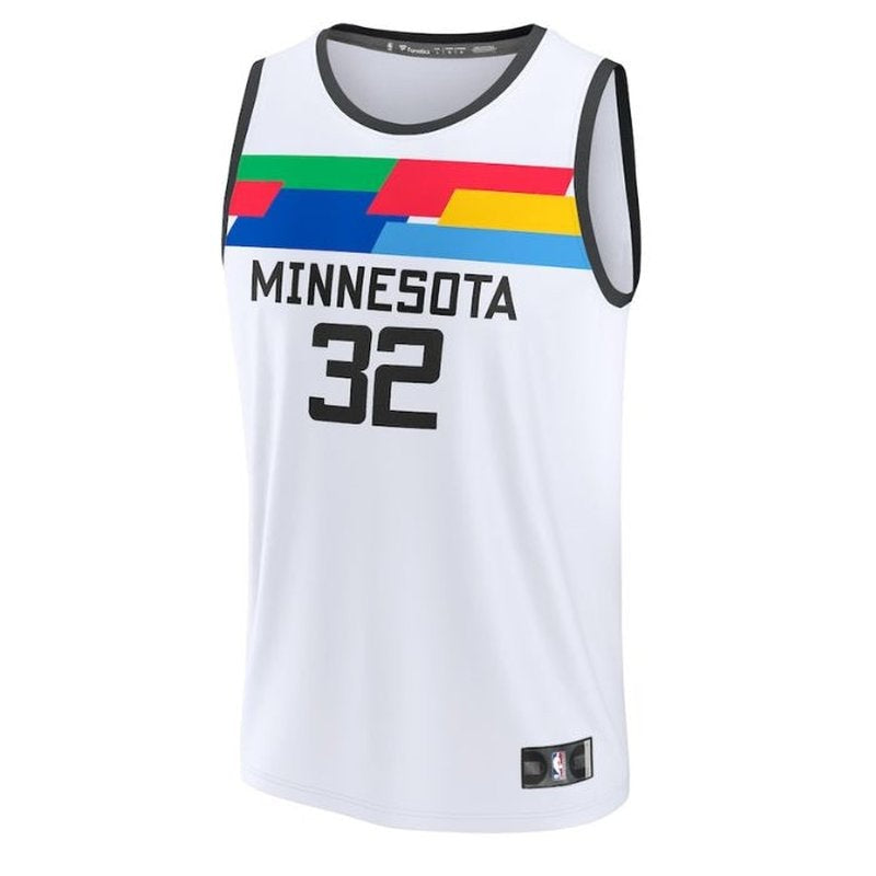 NBA Karl-Anthony Towns Jersey - Minnesota Timberwolves - 2023 Fastbreak - City Edition - White