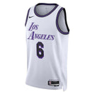 Camiseta NBA LeBron James - Los Angeles Lakers - 2023 - Edición Ciudad - Blanco