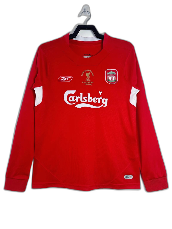Liverpool 04/05 Home Shirt - Long Sleeve Retro Version 