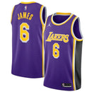 Camiseta NBA - Los Angeles Lakers - LeBron James Morado