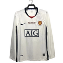 Camiseta Manchester United 08/09 II de Visitante - Manga Larga Versión Retro