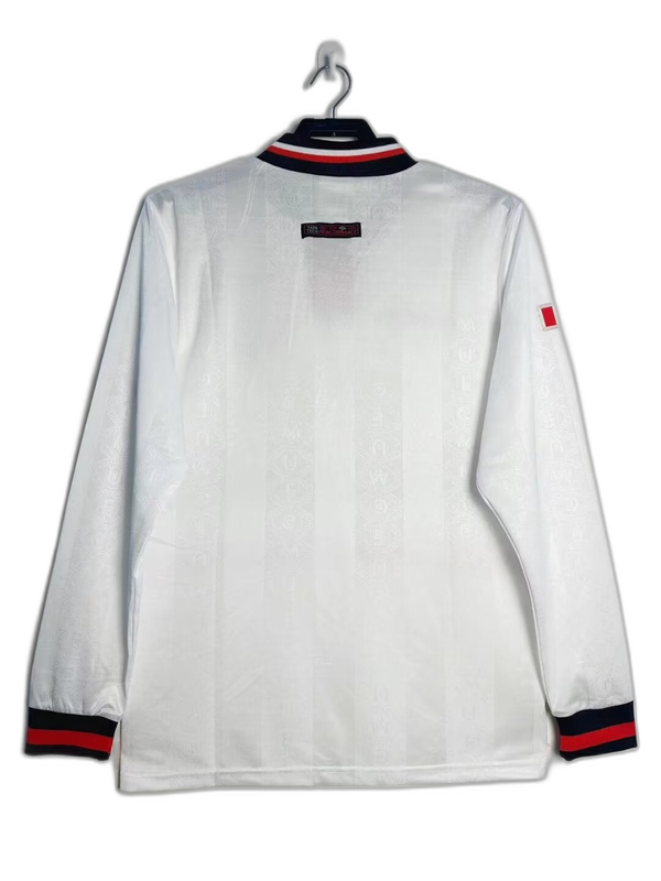 Camiseta Manchester United 98/99 II de Visitante - Manga Larga Versión Retro