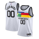 Camiseta NBA - Minnesota Timberwolves - 2023 - Edición Ciudad - Blanco