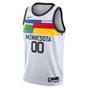 Camiseta NBA - Minnesota Timberwolves - 2023 - Edición Ciudad - Blanco