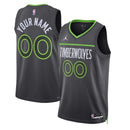 Camiseta NBA - Minnesota Timberwolves - 2023 - Edición de Impacto - Negro