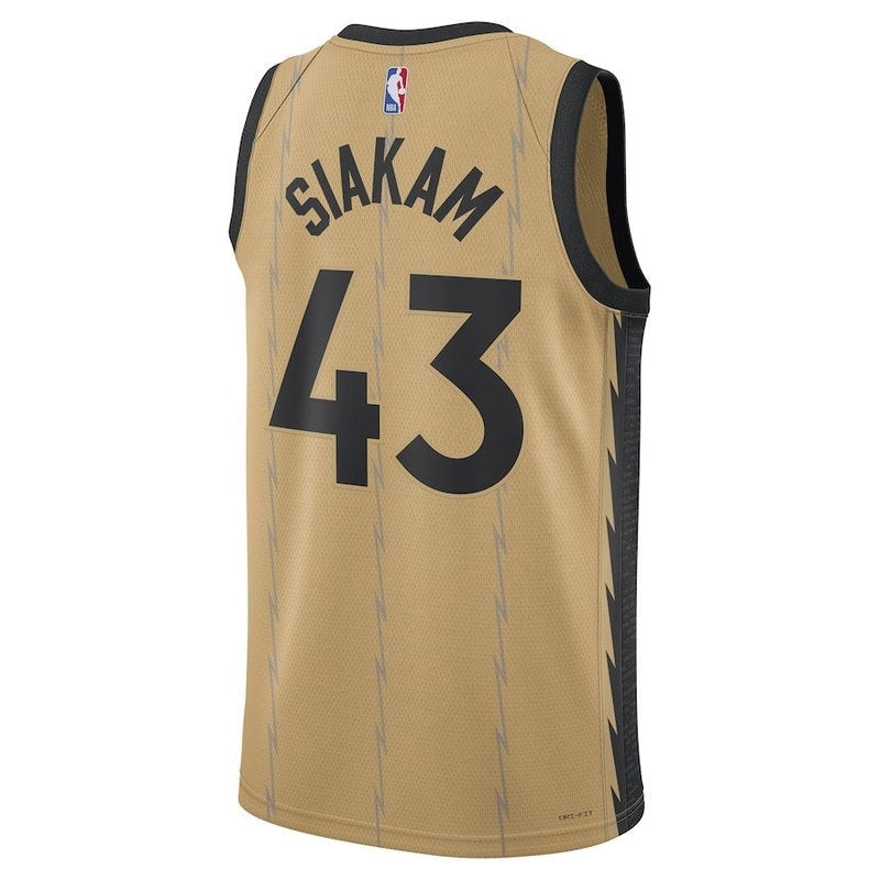 Pascal Siakam NBA Jersey - Toronto Raptors - 23/24 - Gold - City Edition