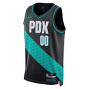 Camiseta NBA - Portland Trail Blazers - 2023 - Edición Ciudad - Negro