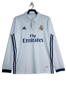 Real Madrid 16/17 Home Shirt - Long Sleeve Retro Version