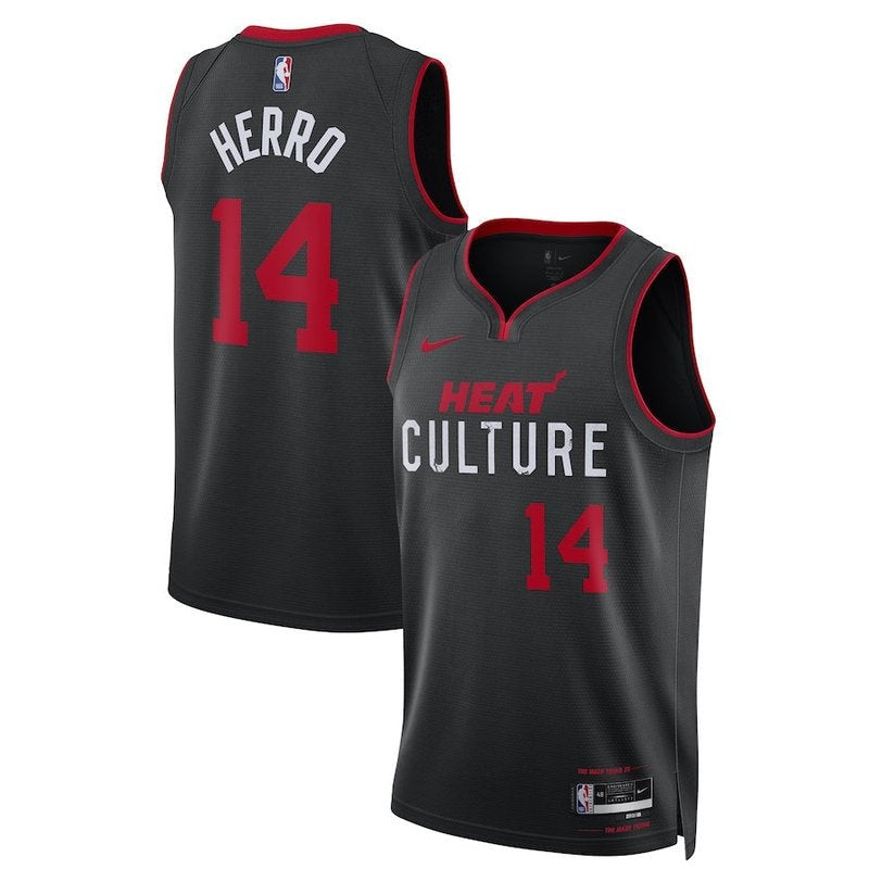 Tyler Herro - Miami Heat NBA Jersey - 23/24 - Black - City Edition