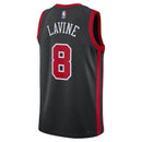 Camiseta NBA Zach LaVine - Chicago Bulls - 23/24 - Negro - Edición Ciudad
